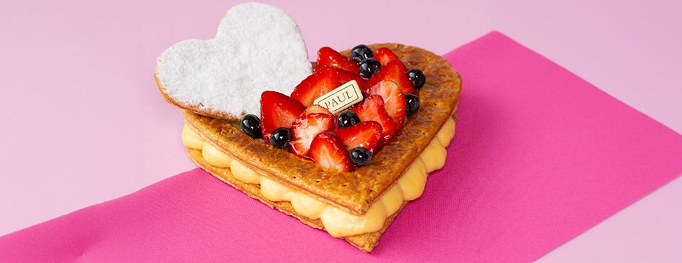 Millefeuille coeur