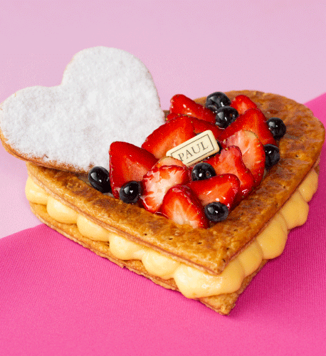 Millefeuille coeur
